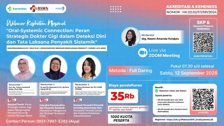 Oral-Systemic Connection: Deteksi Dini & Tata Laksana