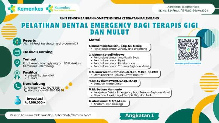 Pelatihan Dental Emergency bagi Terapis Gigi dan Mulut