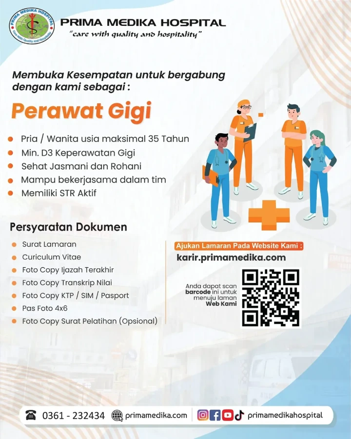 Lowongan Kerja Perawat Gigi Denpasar 2026