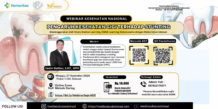 Webinar Pengaruh Kesehatan Gigi Terhadap Stunting