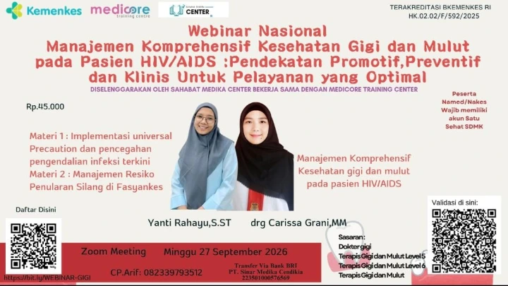 Manajemen Komprehensif Kesehatan Gigi Pasien HIV/AIDS