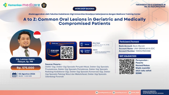 Workshop A to Z: Common Oral Lesions in Geriatric and Medically Compromised Patients