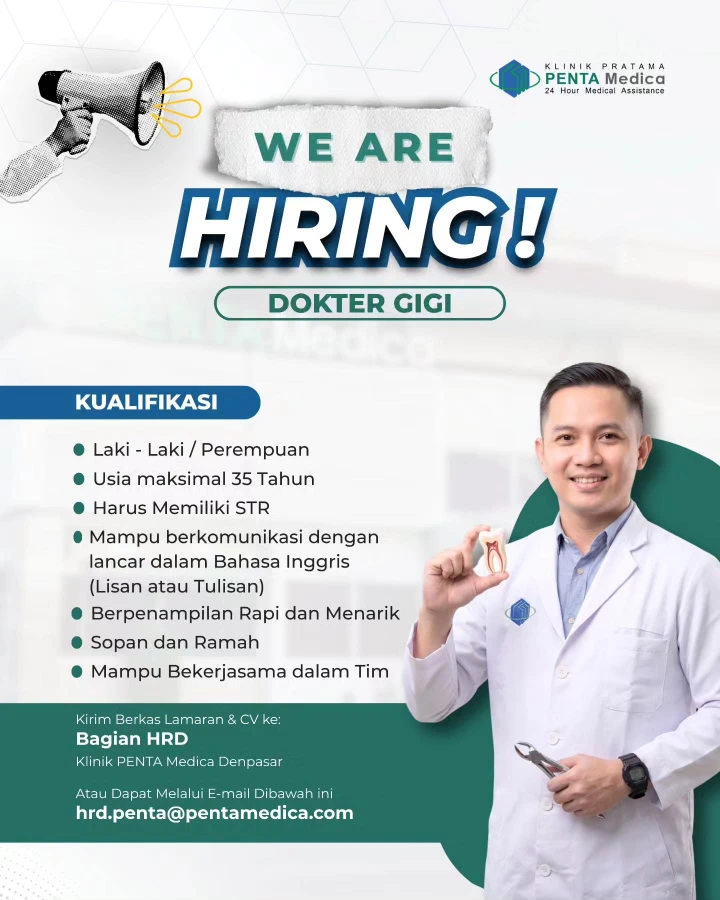 Lowongan Kerja Dokter Gigi Denpasar 2026