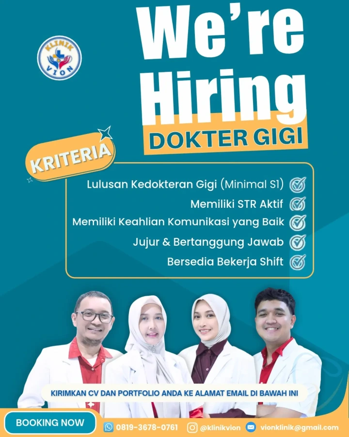 Lowongan Kerja Dokter Gigi Mataram 2026