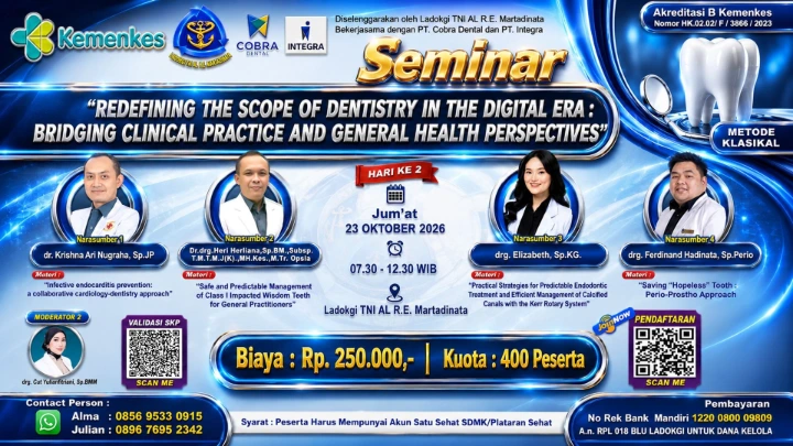 Seminar Redefining the Scope of Dentistry in the Digital Era: Day 2