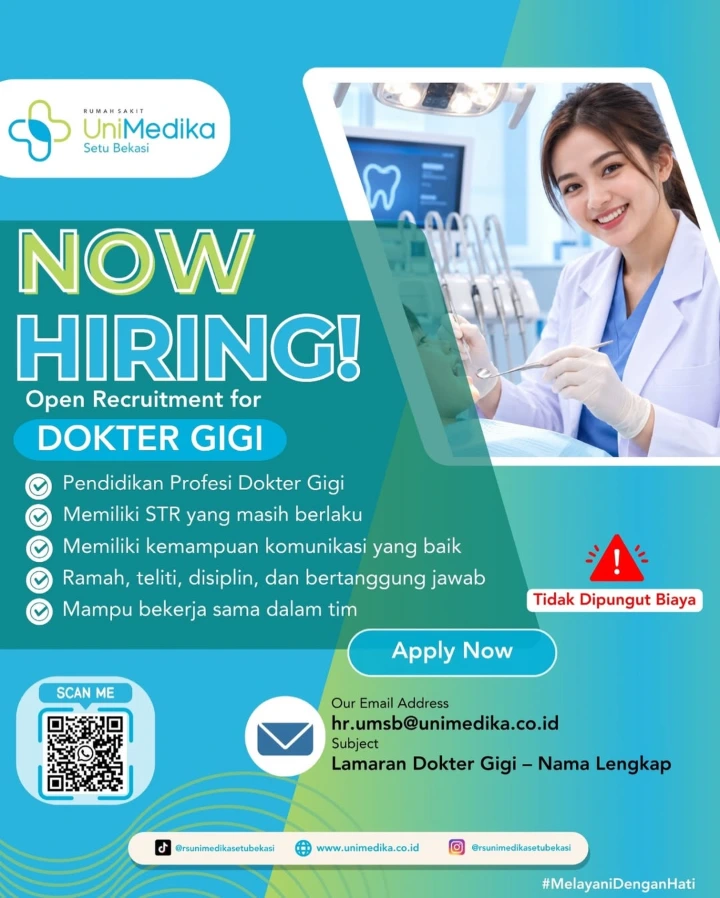 Lowongan Kerja Dokter Gigi Bekasi 2026